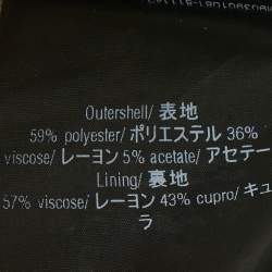 Pre Owned CH Carolina Herrera White Patterned Jacquard Sleeveless Midi Dress M