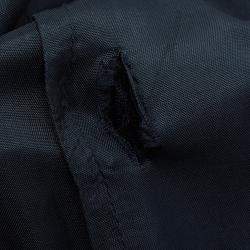 Pre Owned CH Carolina Herrera Black Lurex Tweed Raw Edge Short Dress M