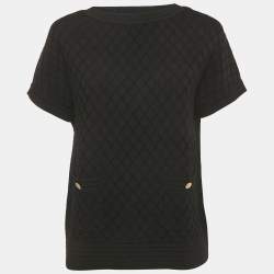 CAROLINA HERRERA - 美品 キャロリーナへレラ Tシャツ 花柄 パール ロゴデザイン CH Carolina Herrera White Floral Logo Embroidered Cotton T