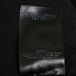 Pre Owned CH Carolina Herrera Black Diamond Knit Top XS