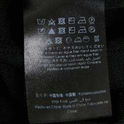 Pre Owned CH Carolina Herrera Black Diamond Knit Top XS