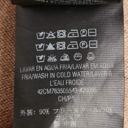 Pre Owned CH Carolina Herrera Dark Beige Wool Sweater S