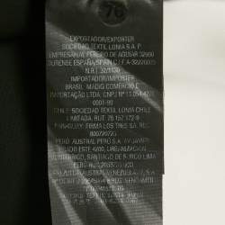 Pre Owned CH Carolina Herrera Black/White Crepe Ruffled Sleeveless Evening Dress M