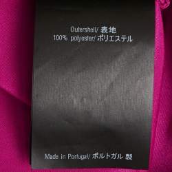 Pre Owned CH Carolina Herrera Magenta Taffeta Bow Tie Detail Asymmetric Hem Gown L