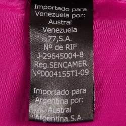 Pre Owned CH Carolina Herrera Pink Silk Belted Sleeveless High-Low Gown S