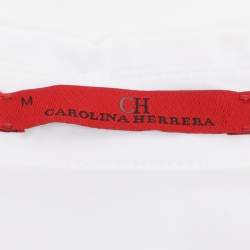 Pre Owned CH Carolina Herrera White Cotton Long Sleeve Shirt M