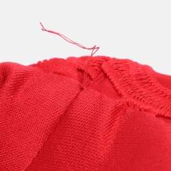 Pre Owned CH Carolina Herrera Red Floral Lace & Crepe Sleeveless Short Dress S