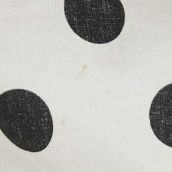 مملوكة مسبقًا قميص سي إتش كارولينا هيريرا تفاصيل ربطة أكمام قطن مطبوع بطبعة نقاط بيضاء مقاس صغير - سمول