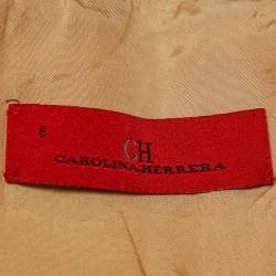 مملوكة مسبقًا CH Carolina Herrera Pink Cotton Peplum Jacket M