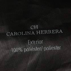 Pre Owned CH Carolina Herrera Green Crepe Drape Neck Top XS