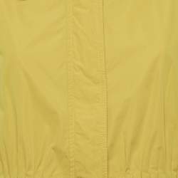 Pre Owned جاكيت سي إتش كارولينا هيريرا مطاطي صناعي أصفر مقاس كبير جدًا (إكس لارج)