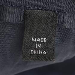 مملوكة مسبقًا CH Carolina Herrera Navy Blue Lace Sleeveless Maxi Dress L