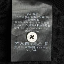 Pre Owned كارديغان سي إتش كارولينا هيريرا تريكو أسود بتفاصيل فيونكة مقاس صغير - سمول