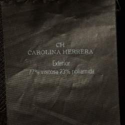 مملوكة مسبقًا توب سي إتش كارولينا هيريرا تريكو مطاطي أسود بأكمام متسعة مقاس صغير (سمول)