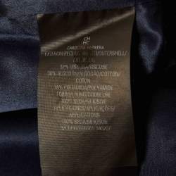 Pre Owned فستان قميص دانتيل جوبير أزرق كحلي سي إتش كارولينا هيريرا مقاس صغير (سمول)