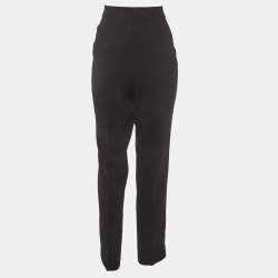 مملوكة مسبقًا بنطال سي إتش كارولينا هيريرا كريب أسود رسمي مقاس وسط - ميديوم