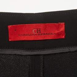 مملوكة مسبقًا بنطال سي إتش كارولينا هيريرا كريب أسود رسمي مقاس وسط - ميديوم