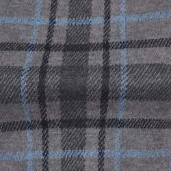 مملوكة مسبقًا Carolina Herrera Grey Checks Wool Sleeveless Top S