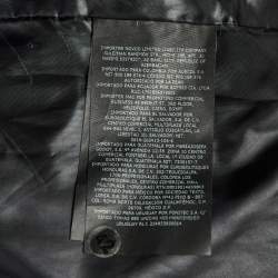 Pre Owned جاكيت سي أتش كارولينا هيريرا دانتيل أسود مبطن سحاب لأعلى مقاس كبير (لارج)