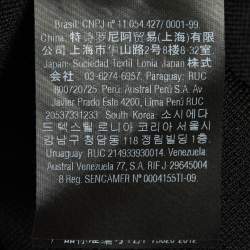 Pre Owned توب سي إتش كارولينا هيريرا تريكو أسود بأكمام مكشكشة مقاس صغير (سمول)