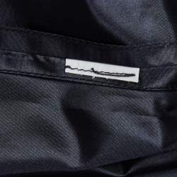 Pre Owned تنورة سي أتش كارولينا هيريرا جاكار ماكسي كحلي مقاس متوسط