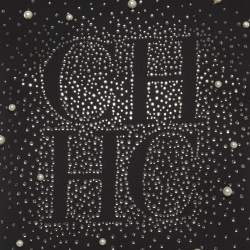 Pre Owned CH Carolina Herrera Black Jersey Logo Detail T-Shirt M