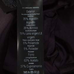 Pre Owned CH Carolina Herrera Multicolor Tweed Belted Jacket M