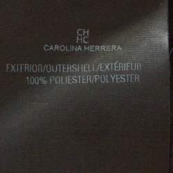 Pre Owned CH Carolina Herrera Navy Blue Top And Trousers Set S