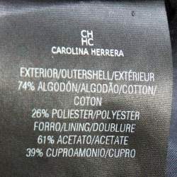 مملوكة مسبقًا جاكيت سي إتش كارولينا هيرير جاكار أخضر منقوش بيبليوم مقاس صغير (سمول)