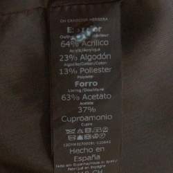 مملوكة مسبقًا CH Carolina Herrera Black Lurex Cotton Blend Pencil Skirt L