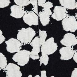 Pre Owned فستان سي إتش كارولينا هيريرا جاكار مونوكرومي مورد واسع مقاس صغير - سمول