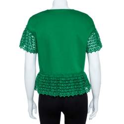 Pre Owned كارديغان سي إتش كارولينا هيريرا أخضر مقاس متوسط - ميديوم