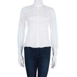 Pre Owned قميص سي أن ش كارولينا هيريرا أبيض S