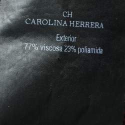 Pre Owned CH Carolina Herrera Red Stripe Knit Top S