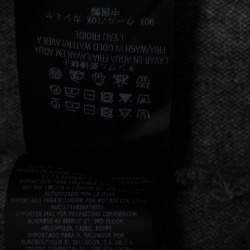 Pre Owned CH Carolina Herrera Grey Wool Bow Detail Round Neck Sweater M