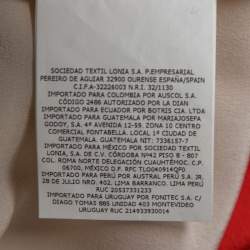 Pre Owned توب سي إتش كارولينا هيريرا حرير كريمي حلية فيونكة أكمام كب مقاس صغير - سمول