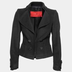 مملوكة مسبقًا CH Carolina Herrera Black Wool Jacket S