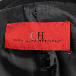مملوكة مسبقًا CH Carolina Herrera Black Wool Jacket S