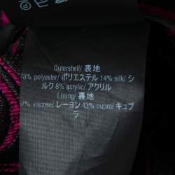 Pre Owned CH Carolina Herrera Pink Embossed Floral Jacquard Sleeveless Gown S