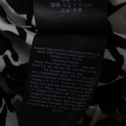 Pre Owned جاكيت سي أتش كارولينا هيريرا ساتان مطبوع هوندتوث مونوكرومي مقاس متوسط (ميديوم)