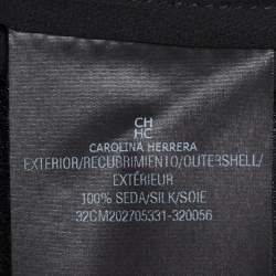 Pre Owned CH Carolina Herrera Black Silk Top L
