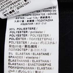 مملوكة مسبقًا CH Carolina Herrera Yellow Floral Lace Belted Flared Midi Dress M