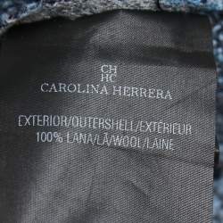 مملوكة مسبقًا توب سي إتش كارولينا هيريرا صوف رصاصي كاروهات بلا أكمام مقاس صغير - سمول