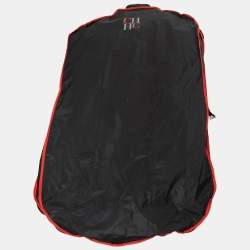 Pre Owned CH Carolina Herrera Grey Wool Reversible Detachable-Hood Cape M