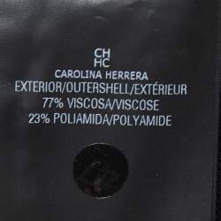 مملوكة مسبقًا CH Carolina Herrera Navy Blue Knit Sleeveless Peplum Top XS