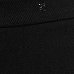 CH Carolina Herrera Black Side Detail Tapered Leg Pants M