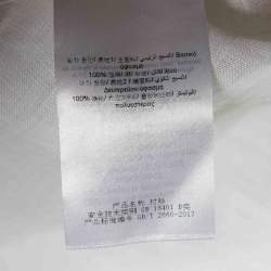 CH Carolina Herrera White Linen Shirt & Printed Satin Palazzo Pants Set M