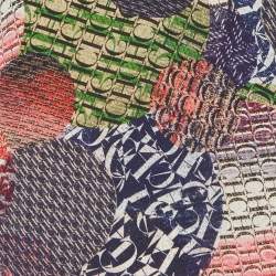 Pre Owned CH Carolina Herrera Multicolor Printed Silk Blouse M