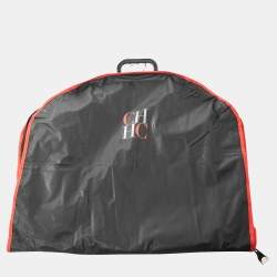 Pre Owned CH Carolina Herrera Black Floral Lace Belted Coat M