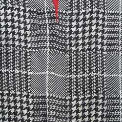 مملوكة مسبقًا CH Carolina Herrera Black Patterned Crepe Shirt Blouse S